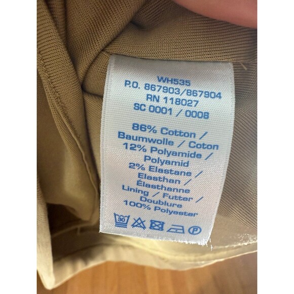 Boden Dress Beige Peplum 3/4 Sleeve Sheath Dress 4R - Picture 6 of 8